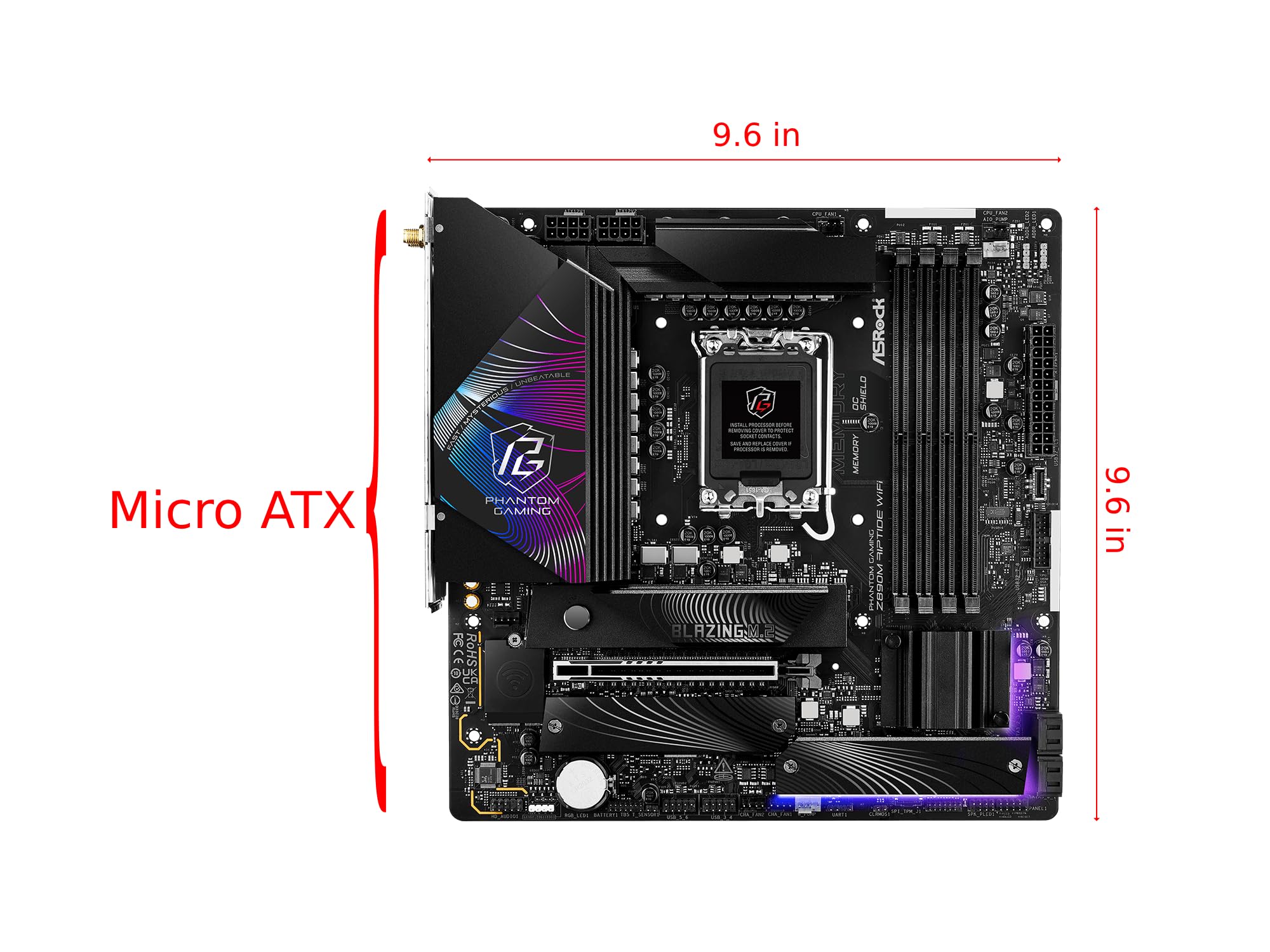 Amazon | ASRock マザーボード Z890M Riptide WiFi Intel CPU
